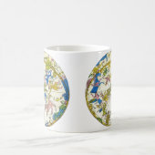 ヴィンテージ、アラビア球体、星座 コーヒーマグカップ (中央)