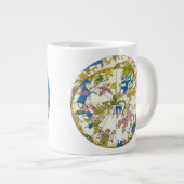 ヴィンテージ、アラビア球体、星座 ジャンボコーヒーマグカップ (正面右)