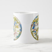 ヴィンテージ、アラビア球体、星座 ジャンボコーヒーマグカップ (正面)