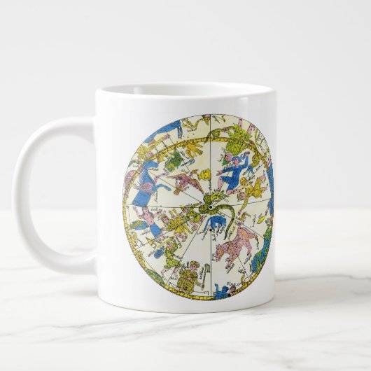 ヴィンテージ、アラビア球体、星座 ジャンボコーヒーマグカップ (左)