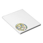 ヴィンテージ、アラビア球体、星座 ノートパッド (アングル)