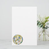 ヴィンテージ、アラビア球体、星座 便箋 (スタンド正面)