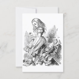 ヴィンテージ アリスインワンダーランド ご招待状 招待状