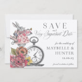 ヴィンテージ アリスインワンダーランド とても重要な日付 セーブザデート (正面)