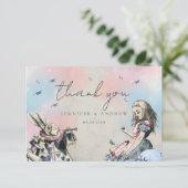 ヴィンテージ アリスインワンダーランド サンクス サンキューカード (スタンド正面)