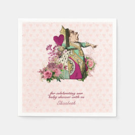 ヴィンテージ アリスインワンダーランド ティーパーティー オーダーメイド パーティー スタンダードカクテルナプキン