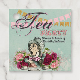 ヴィンテージ アリスインワンダーランド ティーパーティー オーダーメイド パーティー フェイバータグ