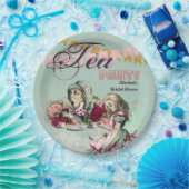 ヴィンテージ アリスインワンダーランド ティーパーティー オーダーメイド パーティー ペーパープレート (パーティー)