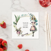 ヴィンテージ アリスインワンダーランド ナプキン スタンダードカクテルナプキン (インサイチュ)