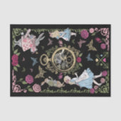 ヴィンテージ アリスインワンダーランド フェアリーテール デコパージュ 薄葉紙 (正面)