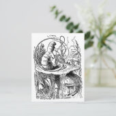 ヴィンテージ アリスインワンダーランド フックハ キャタピラー 招待状 (スタンド正面)