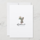 ヴィンテージ アリスインワンダーランド 重要な日付の写真 セーブザデート (裏面)