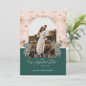 ヴィンテージ アリスインワンダーランド 重要な日付の写真 セーブザデート (スタンド正面)