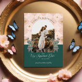 ヴィンテージ アリスインワンダーランド 重要な日付の写真 セーブザデート