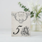 ヴィンテージ・アリス結婚・イン・ワンダーランド ポストカード (スタンド正面)