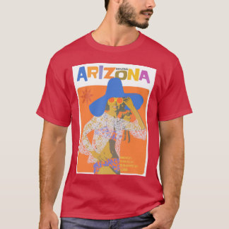 ヴィンテージ アリゾナ トラベル ポスター 70年代鮮やかな色彩 Tシャツ