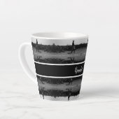 ヴィンテージ アルジェリア アルジェ 農家の肖像 カフェラテマグ (左アングル)