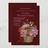 ヴィンテージ・アレンジメント招待状 招待状 (正面/裏面)