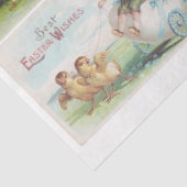 ヴィンテージ&アンティークイースターポストカードラビットデクページ 薄葉紙 (詳細)