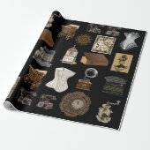 ヴィンテージ、アンティーク、クラシック ラッピングペーパー (アンロールド)