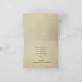 ヴィンテージ アンティーク テーステイン カスタム サンクス カード (内部)