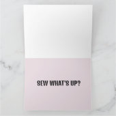 ヴィンテージ アンティーク ミシン ハロー カード (内部)