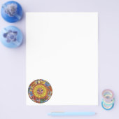 ヴィンテージ アンティーク 占星術、天体黄道十二宮輪 チラシ (シングル)