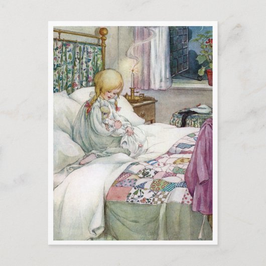 ヴィンテージ アン・アンダーソン デイジー・マイ・ドリー ポストカード (正面)