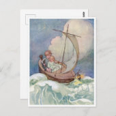 ヴィンテージ アン・アンダーソン 妖精の国への旅 ポストカード (正面/裏面)