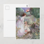 ヴィンテージ アン・アンダーソン 子供と母親 ポストカード (正面/裏面)