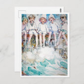 ヴィンテージ アン・アンダーソン 桟橋 ポストカード (正面/裏面)