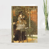 ヴィンテージ・アートのジェームズ・ティスソによるライフル射程で カード (正面)