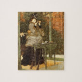 ヴィンテージ・アートのジェームズ・ティスソによるライフル射程で ジグソーパズル (縦)