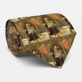 ヴィンテージ・アートのジェームズ・ティスソによるライフル射程で ネクタイ (ロール)