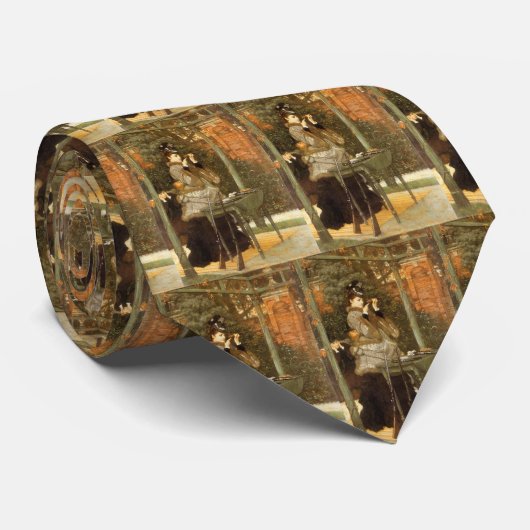 ヴィンテージ・アートのジェームズ・ティスソによるライフル射程で ネクタイ (ロール)