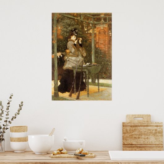 ヴィンテージ・アートのジェームズ・ティスソによるライフル射程で ポスター (キッチン)