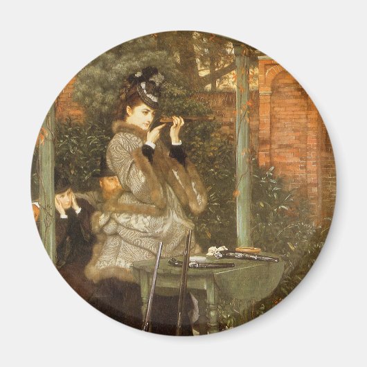 ヴィンテージ・アートのジェームズ・ティスソによるライフル射程で マグネット (正面)