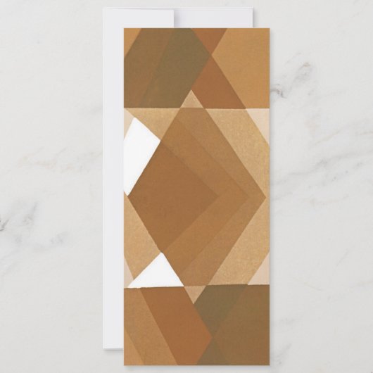 ヴィンテージ アートデコ ポショワール ジャズ タン ジオメトリック シェイプ (正面)