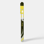 ヴィンテージ アートデコ ポショワール ジャズ 幾何学的な円 Case-Mate iPhoneケース (裏面 / 左)