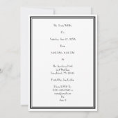 ヴィンテージ アートデコ 1920年代の招待状 招待状 (裏面)