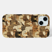 ヴィンテージ アート ギター 猫 愛好家 Case-Mate iPhoneケース iPhone 15ケース (裏面 (横))