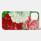 ヴィンテージ アート 昔ながらの 花の モダン 牡丹のプリント Case-Mate iPhoneケース (裏面 (横))