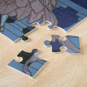 ヴィンテージ アールデコの新婚夫婦、ジョージ・バルビエの「オイ」 ジグソーパズル (側面)