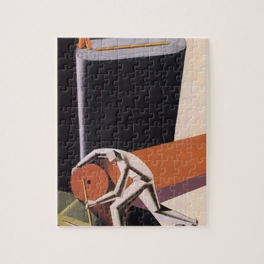 ヴィンテージ、アールデコ織物及び織物 ジグソーパズル (縦)