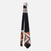 ヴィンテージ、アールデコ織物及び織物 ネクタイ (裏面)