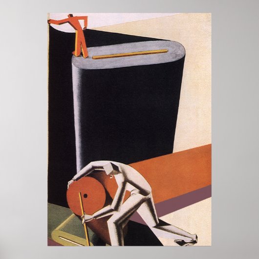 ヴィンテージ、アールデコ織物及び織物 ポスター (正面)