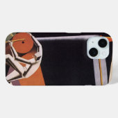 ヴィンテージ、アールデコ織物及び織物 Case-Mate iPhoneケース (裏面 (横))