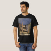 ヴィンテージ アールデコ調の建築、NYCの建物 Tシャツ (正面フル)