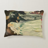 ヴィンテージ アールデコ ウェディング ブライドと グルーム 新婚夫婦 アクセントクッション (裏面)