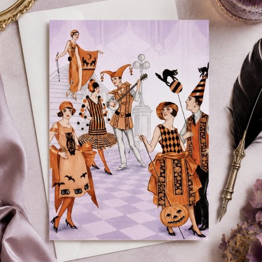 ヴィンテージ アールデコ ハロウィン 1920年代
